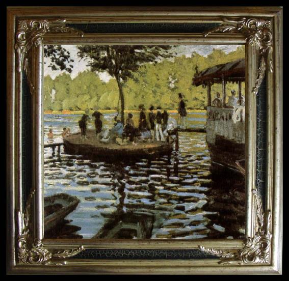 framed  Claude Monet La Grenouillere, Ta123-3